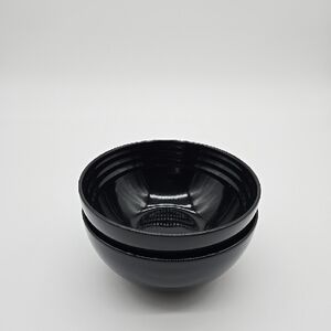 NWT Le Creuset Snack Bowl 330ml  / 11oz Black Onyx Bundle Of 2 Bowls Seconds